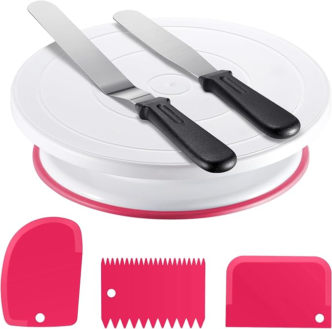 Kootek Cake Decorating Kit Baking Supplies Set Cake Turntable by Kootek