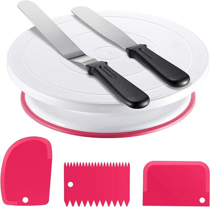 Kootek Cake Decorating Kit Baking Supplies Set Cake Turntable by Kootek