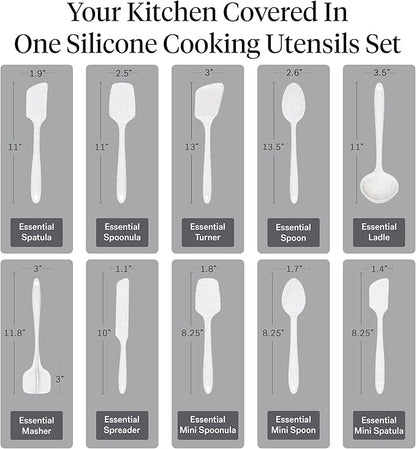 GIR: Get It Right 10-Piece Silicone Essentials Kitchen utensils set - Image 3