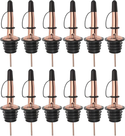 Pafusen 12 Pack Liquor Bottle Pourers, Liquor Pour Spout - Image 2