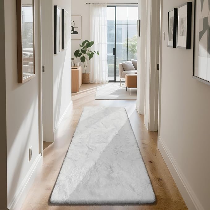 yongyangjuxin Soft Runner Rugs for Bedroom, Bedside Rug for Living Room Bedroom - Image 3