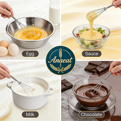 Anaeat Mini Wire Whisks, Beating and Stirring - Image 4