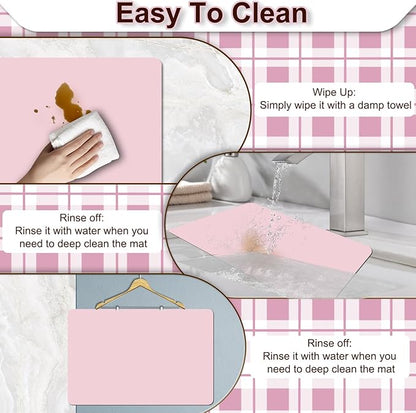 Dish Drying Mat for Kitchen, Coffee Station Pad Mats - Image 5