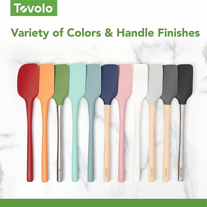 Tovolo Flex Core 5 Piece Silicone Spatula Set Heat Resistant All Silicone - Image 5
