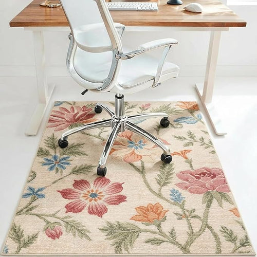 36"x60" Office Chair Mat for Hardwood Tile Floor, Under Desk Carpet Protector by BESBLEE