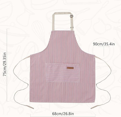 2 Pack Cooking Aprons Adjustable Bib Apron - Image 4