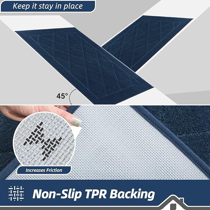BEQHAUSE Dirt Trapper Door Mat 20" x 32", Doormat Non-Slip Entryway Rugs - Image 5