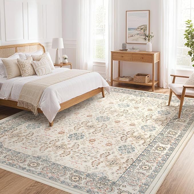 Vintage Living Room Area Rug 9x12 - Image 8