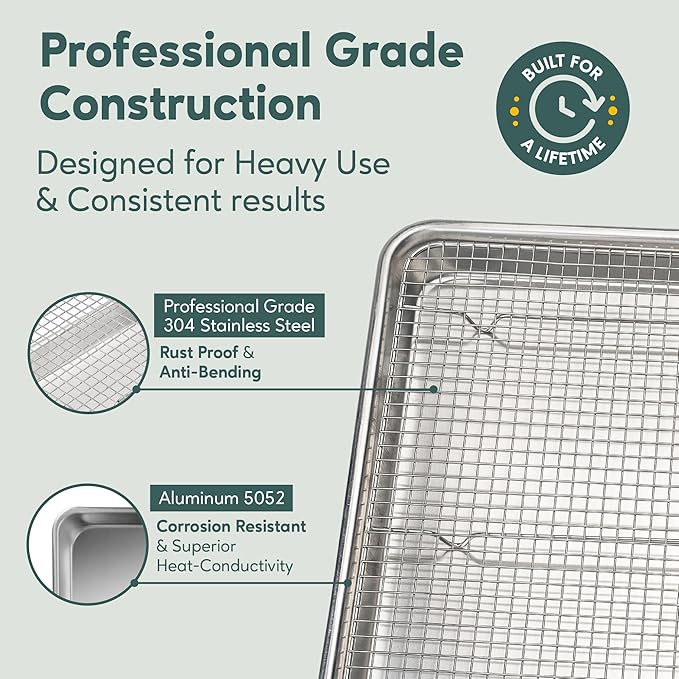 Ultra Cuisine Aluminum Baking Sheet - Image 4
