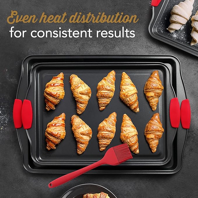 Baking Pan Set, 39 Piece Premium Baking Set, Nonstick Bakeware Sets BPA Free - Image 6