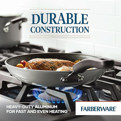 Farberware Cookstart DiamondMax Nonstick Cookware/Pots and Pans Set, Dishwasher - Image 6