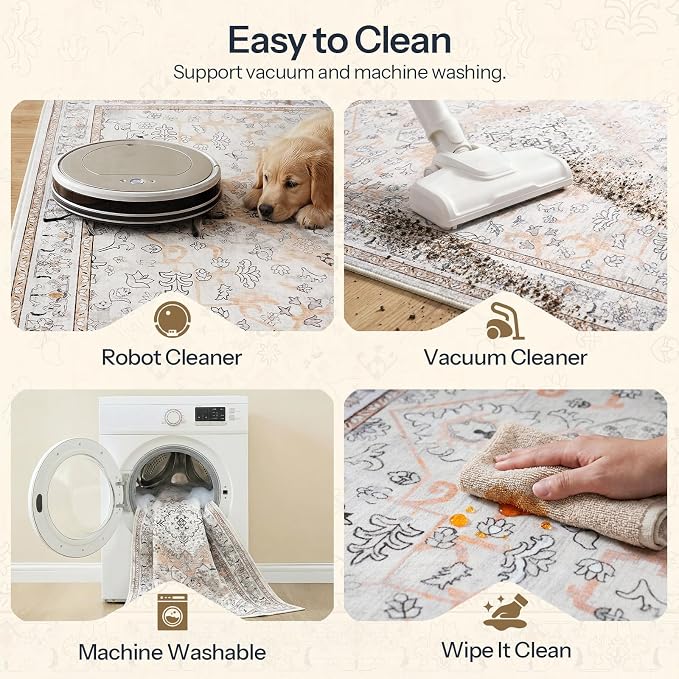 HOOBRO 2 x 6 Runner Rugs Washable, Area Rugs - Image 7