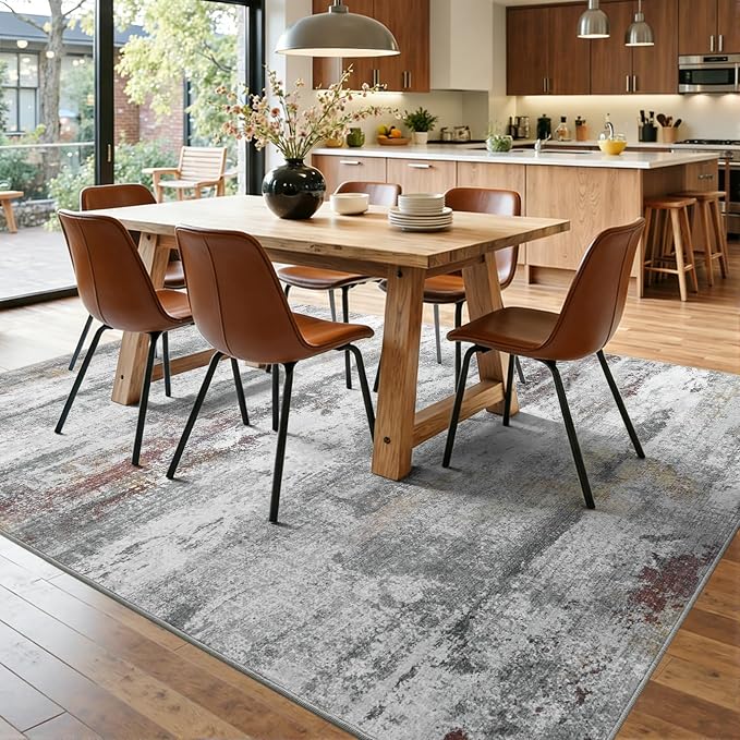 8x10 Ft Large Abstract Area Rugs - Image 9