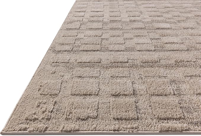 Loloi Amber Lewis Monty Collection MOT-06 Pebble/Beige 5'-3" x 7'-6", .50" Pile - Image 5