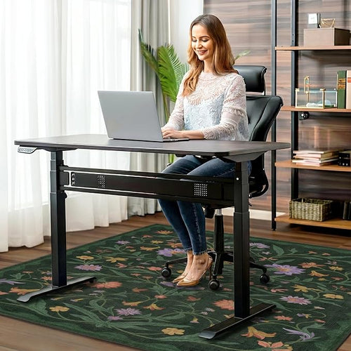 36"x60" Office Chair Mat for Hardwood Tile Floor, Under Desk Carpet Protector - Image 2
