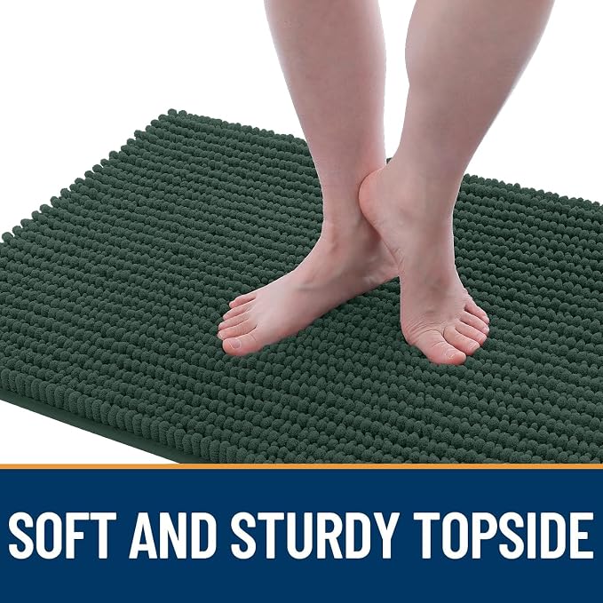 OLANLY Dog Door Mat for Muddy Paws 70x24, Ultra Absorbent Chenille Mud Doormat - Image 3