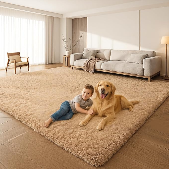 8x10 Area Rugs Living Room, Non-Slip Upgraded Indoor Thick Soft Rug, Modern - Image 5