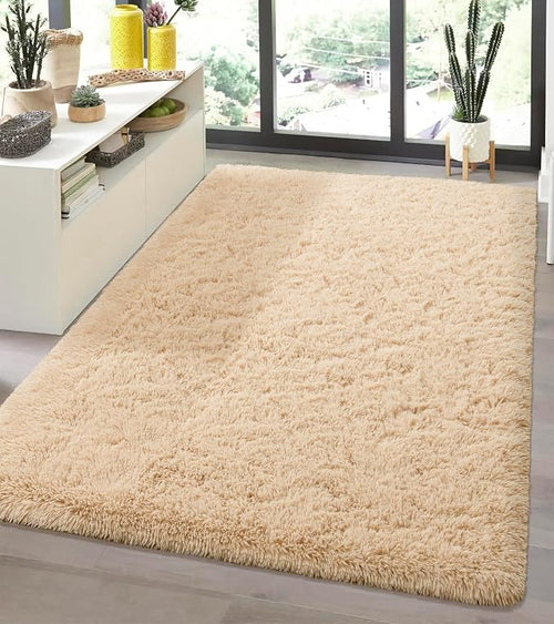 Andecor Soft Fluffy Bedroom Rugs, 3 x 5 Feet Indoor Shaggy Plush Area Rug - Image 2