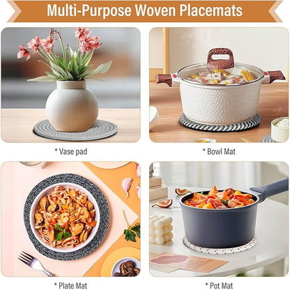 Tidponra Trivet Mats Set for Hot Dishes, 5 Heat Resistant Pot Holders Kitchen - Image 6