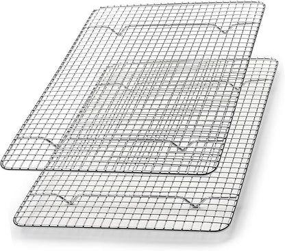Spring Chef 8.5" x 12" Stainless Steel Cooling Racks, Wire Rack - Image 9