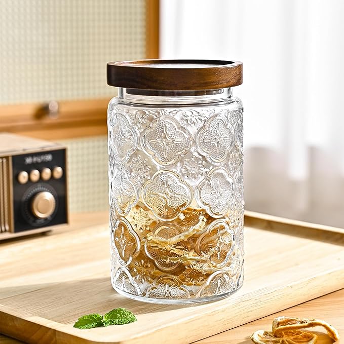 Adodeen 32oz Vintage Glass Jar - Image 7
