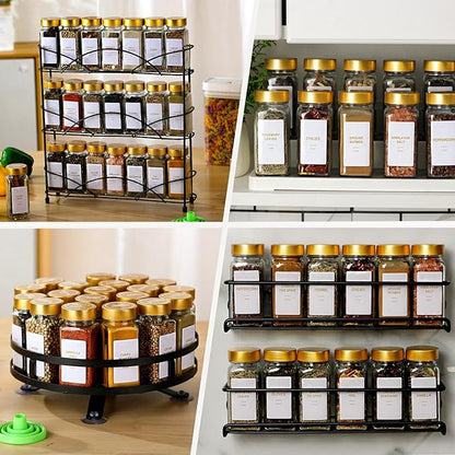 Glass Spice Jars with Label - Image 2
