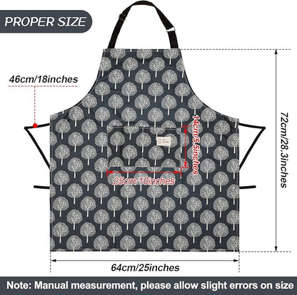 SATINIOR 3 Pieces Waterproof Bib Apron - Image 2