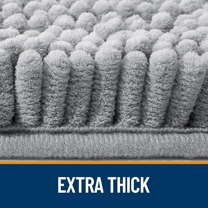 OLANLY Bathroom Runner Rugs 47x17, Extra Soft Absorbent Chenille Bath Rugs - Image 4