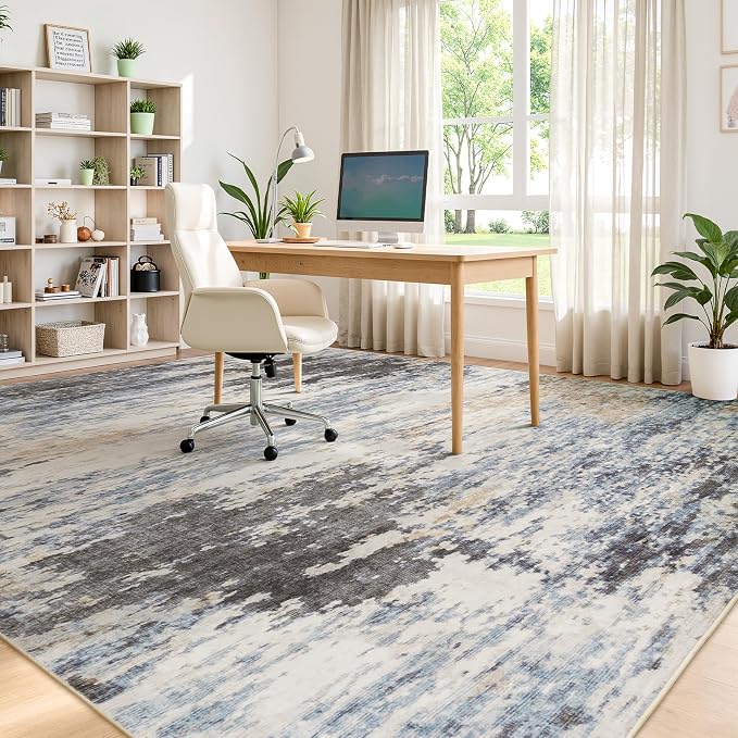 Lofus 9x12 Area Rug for Living Room, Abstract Large Rugs - Image 6