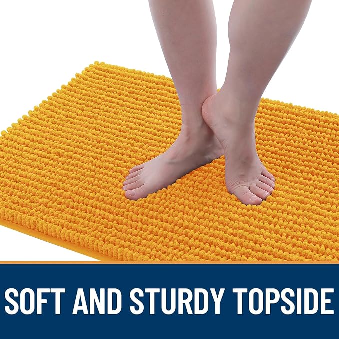 OLANLY Dog Door Mat for Muddy Paws 44x24, Ultra Absorbent Chenille Mud Doormat - Image 3