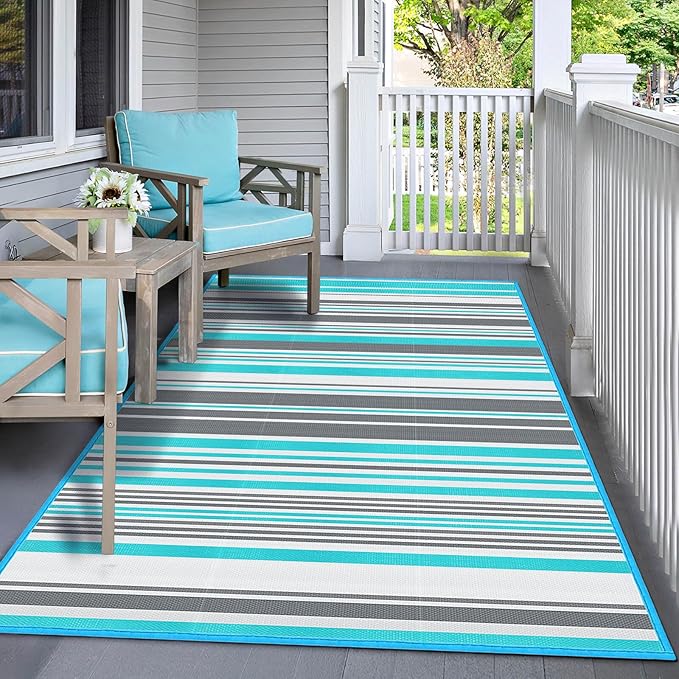 Outdoor Patio Plastic Rug Waterproof - Image 6