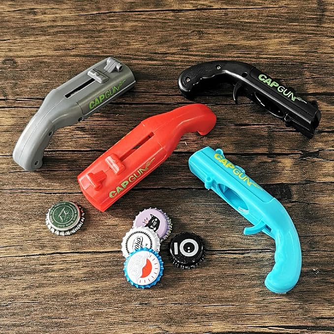 cap gun bottle opener launcher shooter funny shooting gun creative beverage - Image 4