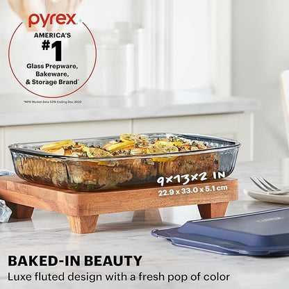 Pyrex Colors Tinted Glass Baking Dish - Image 2