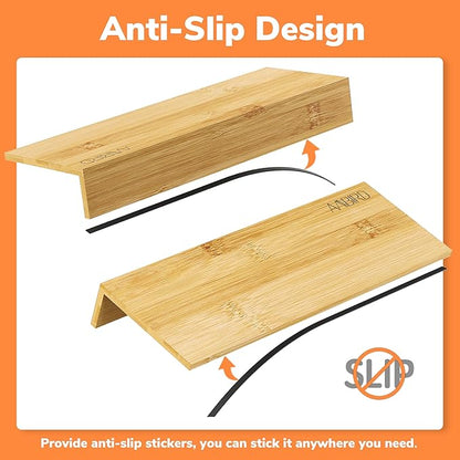 AMBIRD Bamboo Spice Drawer Organizer - Image 8