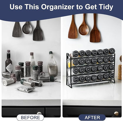 AOZITA Spice Rack Organizer for Cabinet, Spice Organizer - Image 5