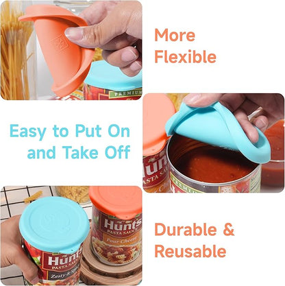 2PCs 3.5-inch Silicone Can Lids - Image 3