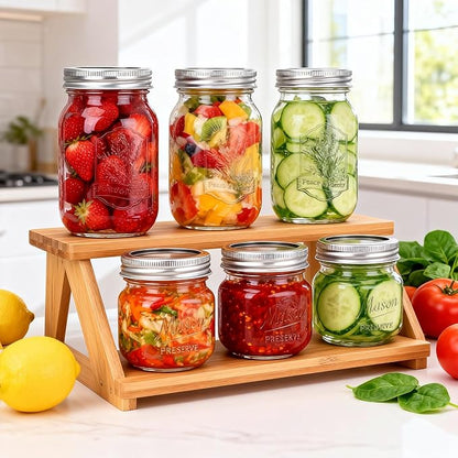 Eathtek 16 oz Glass Mason Jars - Image 7