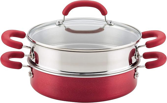 Rachael Ray Create Delicious Aluminum Nonstick Steam Set by RachaelRayKitchenware