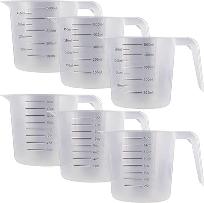 U.S. Kitchen Supply Plastic Measuring Cups - 16 oz Liquid Measuring Cup Set of by USKitchenSupply