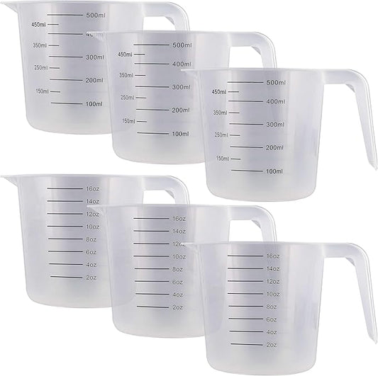 U.S. Kitchen Supply Plastic Measuring Cups - 16 oz Liquid Measuring Cup Set of by USKitchenSupply