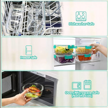 Glass Meal Prep Containers - Image 4