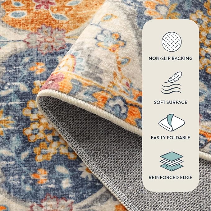 Lahome Kitchen Rugs Non Slip Washable Rugs - Image 8
