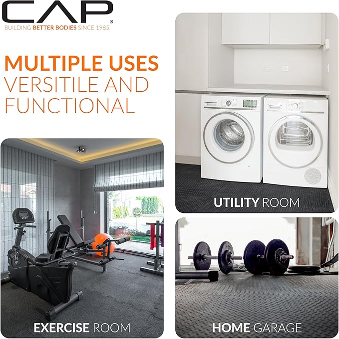CAP Puzzle Exercise Mats | 3/4” Thick EVA Interlocking Foam Tiles - Image 7