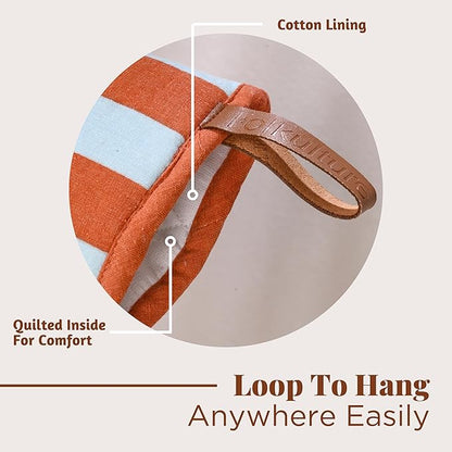 Folkulture Mini Oven Mitts | Heat Resistant 5.75"x9" - Image 6