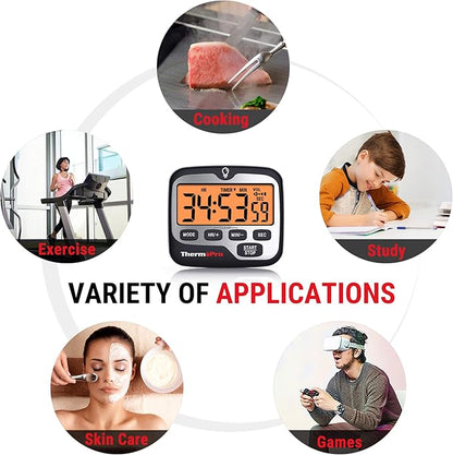 TempPro TM01 Kitchen Timers for Cooking - Image 7