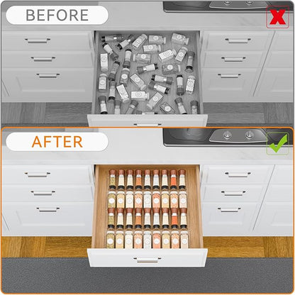 Yieach 8 Pack Adjustable Narrow Spice Rack - Image 6