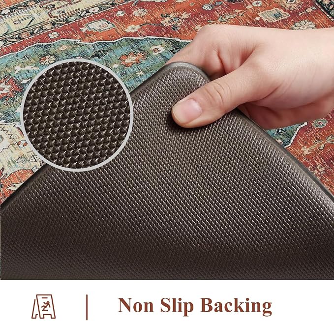 Collive Kitchen Rugs Anti Fatigue Kitchen Runner Mats Cushioned, Comfort - Image 4