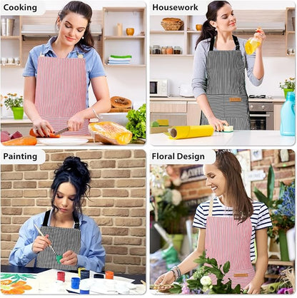 VALOME 2 Pack Kitchen Aprons, Apron - Image 7