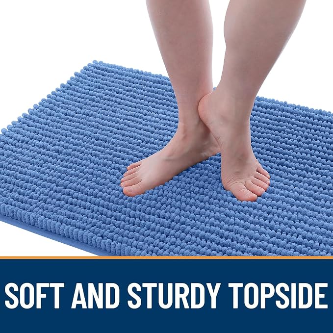 OLANLY Dog Door Mat for Muddy Paws 40x32, Ultra Absorbent Chenille Mud Doormat - Image 3