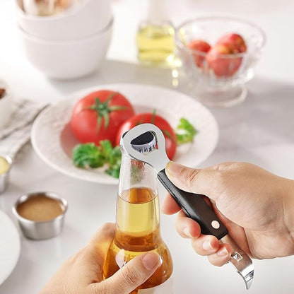 2PCS Bottle Opener, JINLIFA Stainless Steel Manual Can Punch Bottle Cap Beer - Image 5